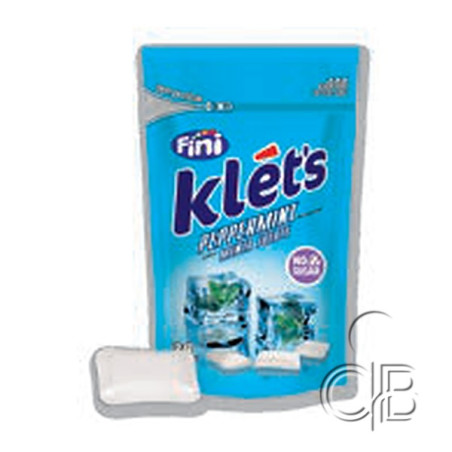 CHICLE KLET´S MENTA S/AZ.39Grs.
