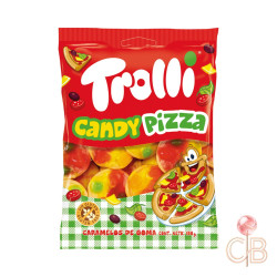 CANDY PIZZA MINI TROLLY.B/ 250unid.