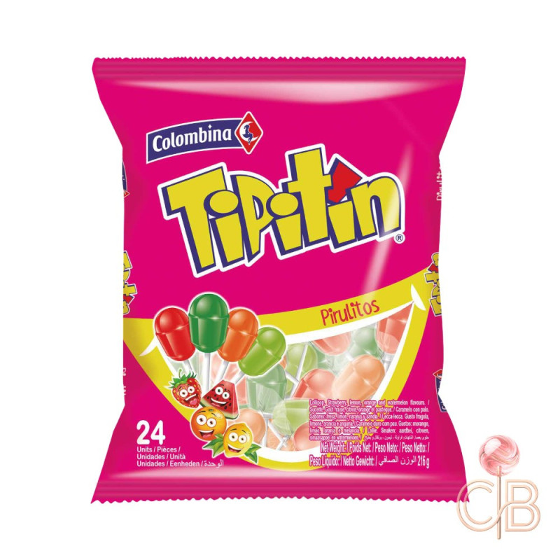 TIPITIN PIRULITOS ENAM (25BS/24UN/9g)