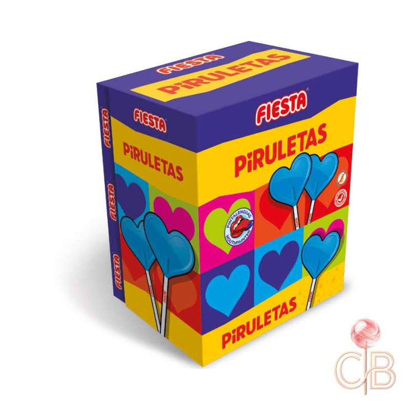 PIRULETA PINTALENGUAS 80 UNIDADES