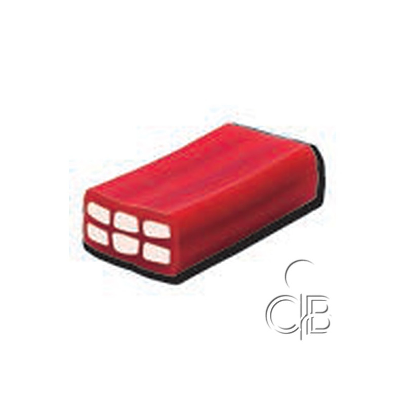 LADRILLOS FRESA RELLENO BRILLO.B/ 250 unid.